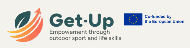 Logo of the Get-Up project with a green leaf and three orange lines
Logo of the European Union - Cofunded by the E. U.